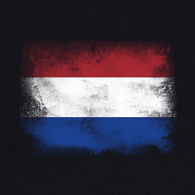 Holland flag isolated by psychoshadow